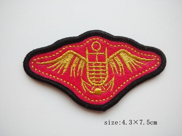 

Военно-морской авиатор Пилотный крыло Знак UNKNOWN Утюг на вышитом патче Подарочная