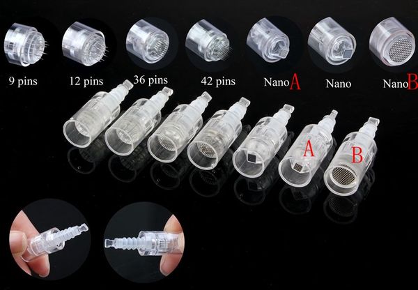 

1 /3 /5 /7/ 9/ 12/ 36/ 42 pins / nano needle cartridge for mym derma pen auto microneedling electric derma pen needles tips