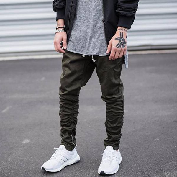 Super barato 100% genuino marca famosa Compre Negro / Verde Hip Hop Moda Pantalones Con Cremalleras ... Super barato 100% genuino marca famosa Compre Negro / Verde Hip Hop Moda Pantalones Con Cremalleras ...