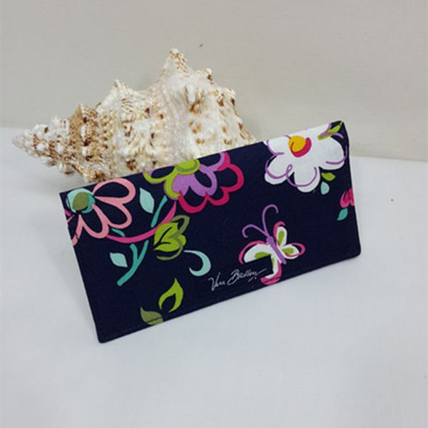 

NWT Cotton Check Bill Cover Card Holders