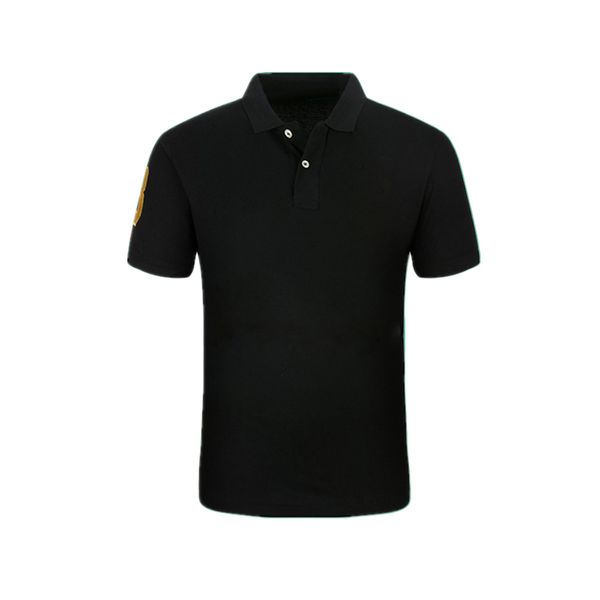 

new fashion summer style men's washed pique polo short sleeve with embroidered logo for men, White;black