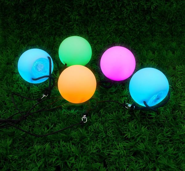 Led Luminous Vinyl Ball Thrown Flash Ball Toy Swinging Floating Ball Dance Acrobatics Fitness Yo Yo Gloves Led Led Lights Gloves From Dressshop