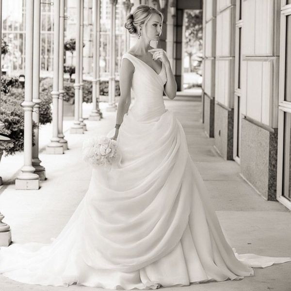 Drop-Waist Wedding Dresses
