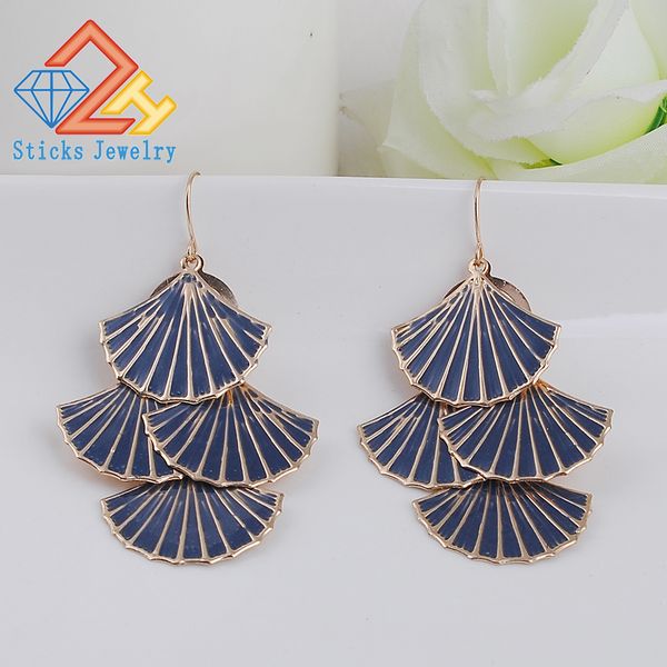 

european and american fashion jewelry wholesale earrings drop of iron, Silver
