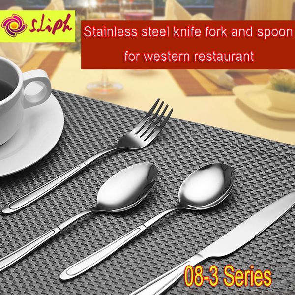 

08-3 series western dinnerware steak knife fork kit knife fork spoon three piece kit high-grade knife fork two piece kit