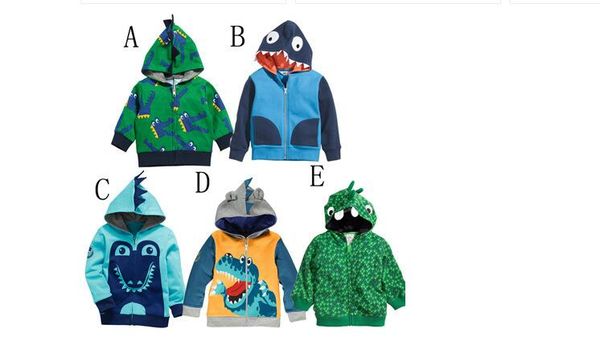 

boys kids dinosaur hoodies boy dinosaur clothing jackets coats children autumn hoodies boy baby clothes hoodies km 001, Black