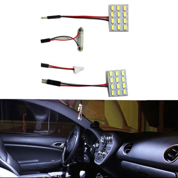 Car Led Blue Universal Fit Dome Map Interior Light Bulb Lamp 12smd Xenon Hid Lights Led For Cars Lights On Car From Zsd068 15 07 Dhgate Com