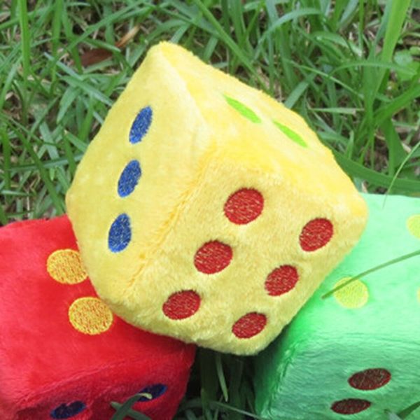 7 cm di grandi dimensioni peluche panno dadi spugna giocattolo bambini giochi di società giocattoli intrattenimento educativo dadi gioco buon prezzo alta qualità # S26