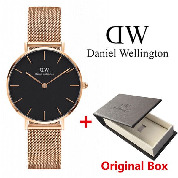 

New Girls Fashion Steel strip Daniel W- watches 32mm women watches Quartz Watch Feminino Montre Femme Relogio Reloj para mujer Wristwatches
