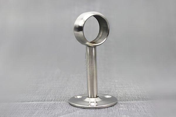 

stainless steel flange socket curtain diy kitchen cloth rod closet towel seat tube bracket household hardware