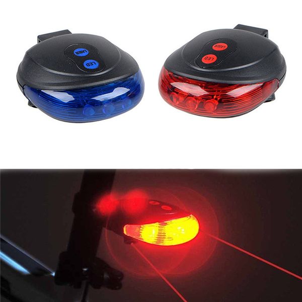 

wholesale- 5 led bike flashing lamp rear cycling bicycle tail safety warning light
