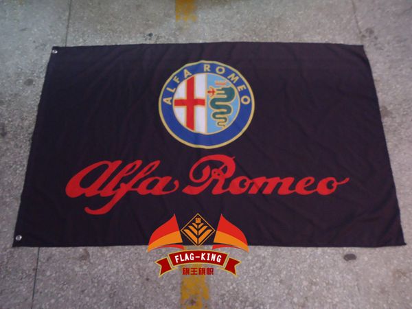 

ALFA ROMEO Flag, 100% полиэстер 90 * 150 см, баннер ALFA ROMEO, цифровая печать