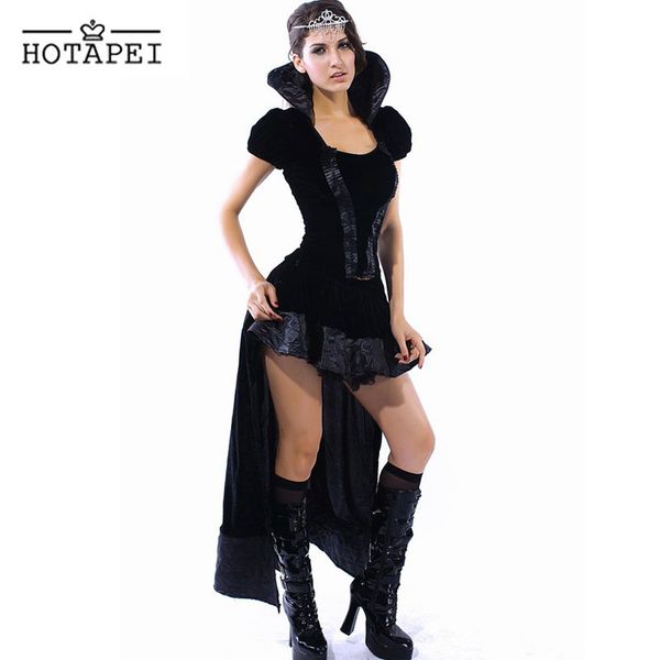 

wholesale-pei 2016 good quality wicked queen costume lc8426 women halloween costume cosplay for women erotic m l xl, Black
