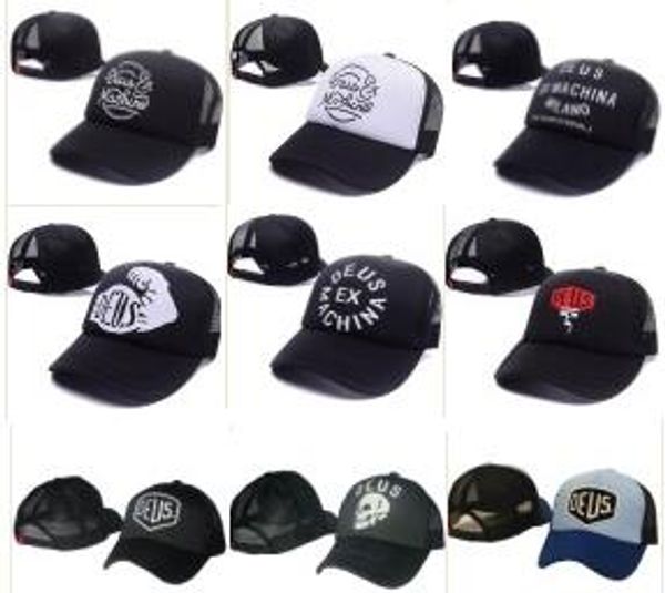 

Новый 2017 редкие Cap DEUS значок вышивка логотип дальнобойщик шляпы для мужчин женщин черный Sunless Бейсбол регулируемая 6 панель Snapback шапки Бесплатная доставка