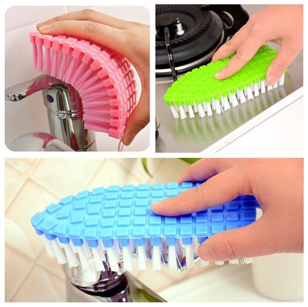 

bathroom tool bendable corner brush bathtub brush water faucet cleaning brush household necessities ia932
