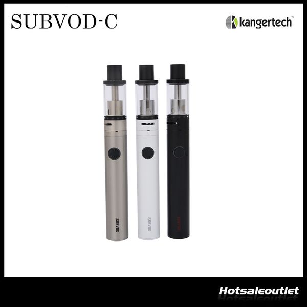 

Аутентичные kangertech SUBVOD-набор стартера C с 2,8 мл kanger Субтанка нано-c бак и аккумулятор 1300мач SUBVOD SSOCC СС 0,5 Ом голову