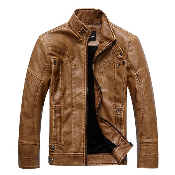 

men plus size winter college classic waterproof motorbike style letterman jackets man varsity jacket pu faux fur coats 3 colors m-4xl, Black;brown