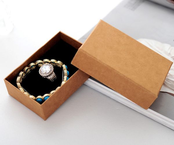 

Оптовая продажа 20 шт. / Лот 8.5 * 6.5 * 3.2 см Шкатулки упаковка и упаковка Крафт-коробка