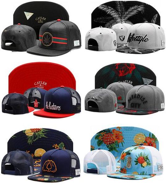 

Бесплатная доставка Новые моды Gorras Snapback Caps 480 цветной свингеры Cayler Sons Бейсбольные