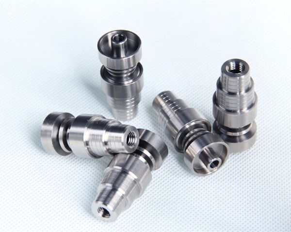 

wholesale price) 4 in 1 titanium nails male and female 14mm 19mm fits smoking nails