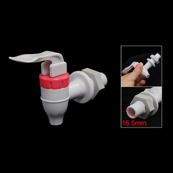 

wholesale- white red push type plastic replacement water dispenser tap faucet