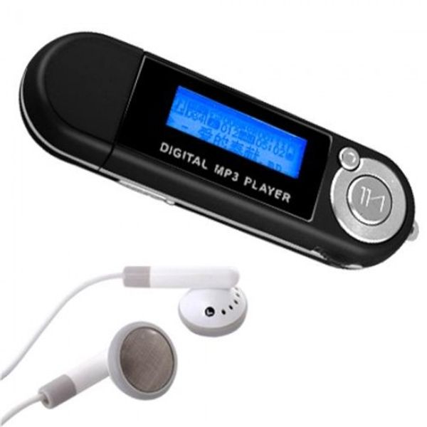 

2 ГБ ЖК-MP3-плеер USB флэш-накопитель, встроенный в FM-радио