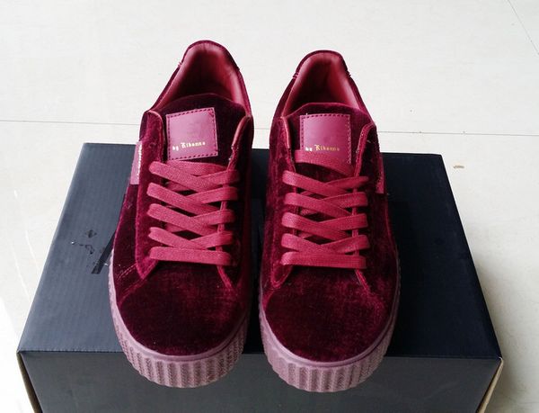 fenty maroon creepers