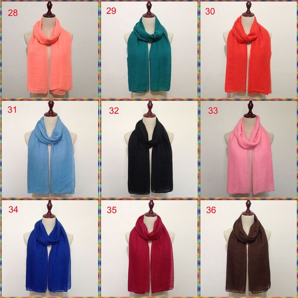 

114 colors plain maxi viscose scarf shawl pashmina hijab scarf muslim for women lady girl solid color head scarf soft 90x180cm, Blue;gray