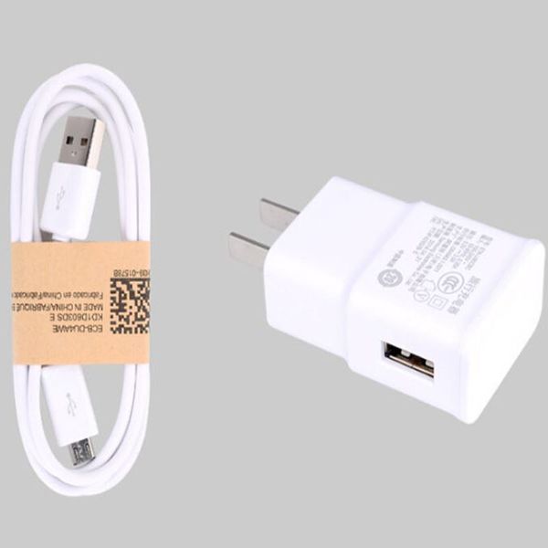 

5V 1A EU US зарядное устройство Power Plug + Micro USB кабель для Samsung Galaxy S4 i9500 S3 i9300 Примечание2 N