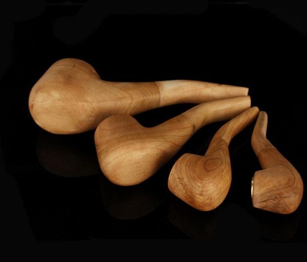 Il nuovo tubo di legno lucidato a mano, vecchio tubo di legno piegato portatile, retrò domestico