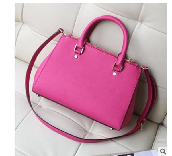 

2017 brand classic handbag michea koes woman designer big casual tote plain zipper crossbody shoulder bags