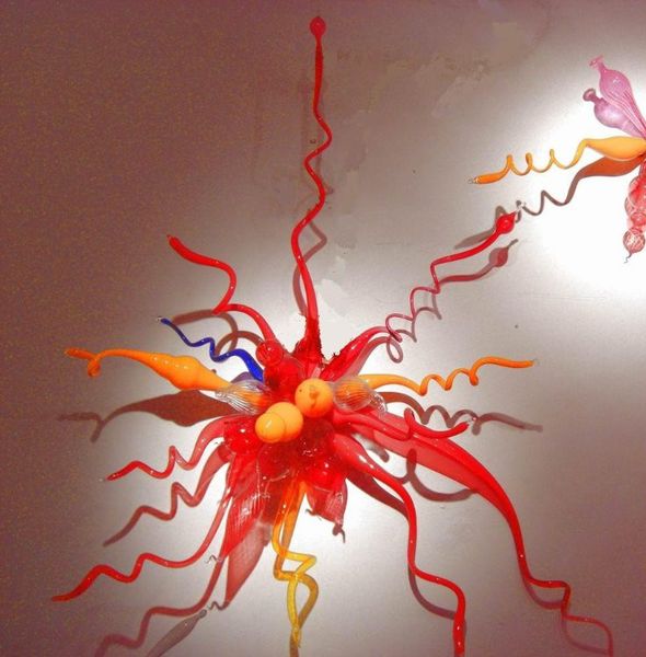 

hand blown glass wall art decorative led murano glass wall lamps with high quality