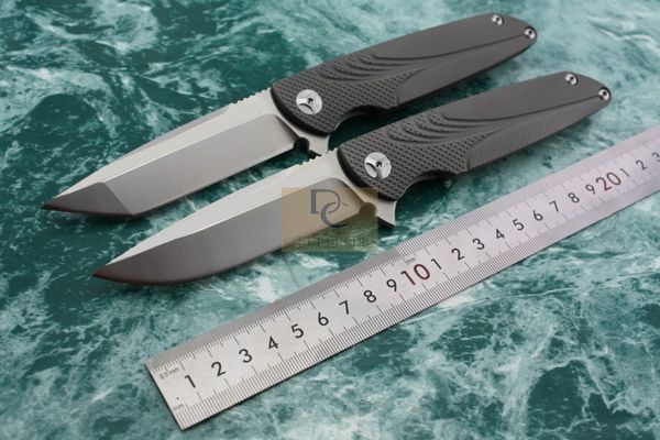 Javali Brian Nadeau Personalizado Typhoon rolamentos de esferas faca dobrável D2 lâmina padrão de peixe Voador titanium handle Camping EDC ferramentas