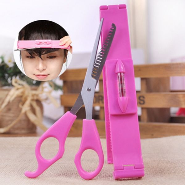 Hot Selling Pink Hair Cut Tools Women Artifact Style Cutting