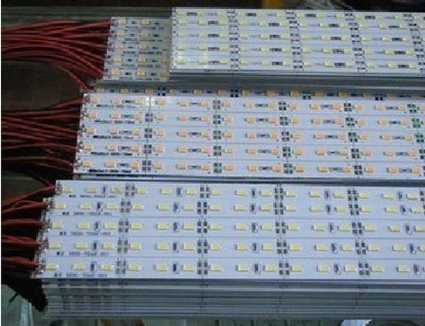 

Eyoumy 100 м / лот Супер Яркий Жесткий Жесткий Свет Бар DC12V 72 светодиодные SMD 5630/5730 Алюми