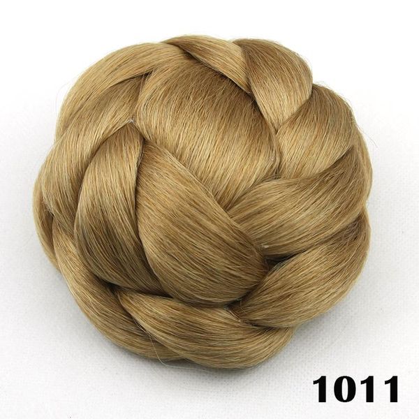 Großhandel mit synthetischem Haarknoten, Chignon-Haarteil, Coque Cabelo, Donut-Haarteile, Haargummis, Farbe 1011