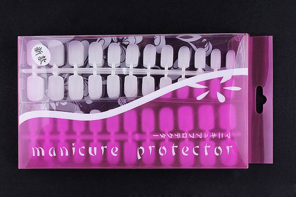 

ultrathin false nails scrub remove ptherapy nail art sticker 288pcs/set transparent full nail tips resin stickers h030, Red;gold