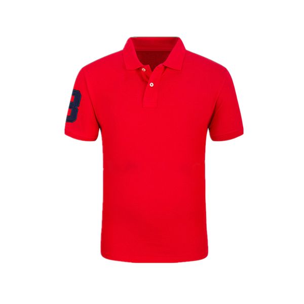 

new fashion summer style men's short sleeve regular fit solid polo with embroidered logo for men, White;black