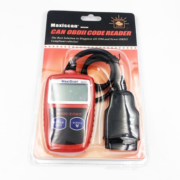 

Новый дизайн Maxiscan MS309 OBDII код читателя MS309 OBDII OBDII OBD2 EOBD автомобиль диагностический