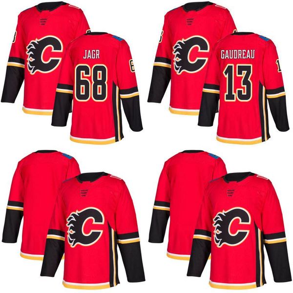 

Men 13 Johnny Gaudreau Jersey 2017-2018 Season 68 Jaromir Jagr Calgary Flames Jersey Blank No Name No Number Cheap Hockey Jerseys