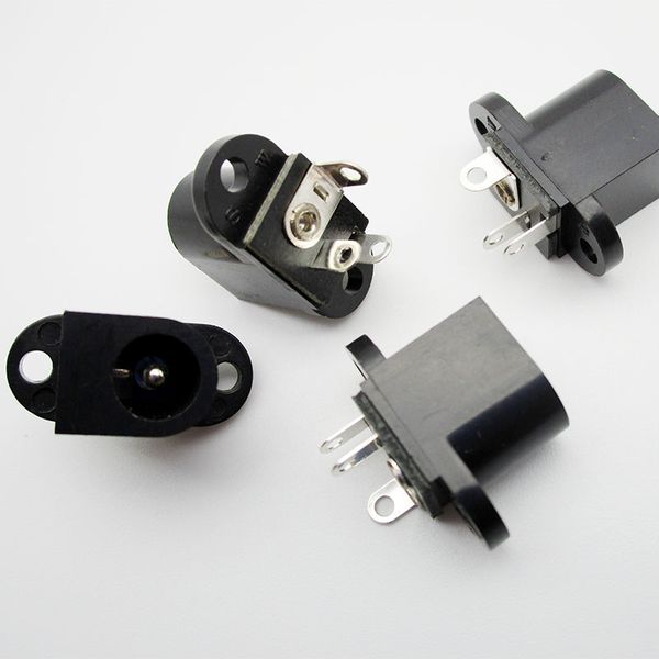 

dc power outlet with a fixed vertical ear 5.5 * 2.1 charging switch socket common appliances