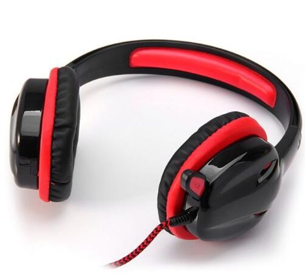 Sades SA 904 Cobra Design 7.1 Surround Sound USB-Gaming-Headset 3,0 m kabelgebundener Kopfhörer mit Mikrofon-Lautstärkeregelung für PC-Gamer