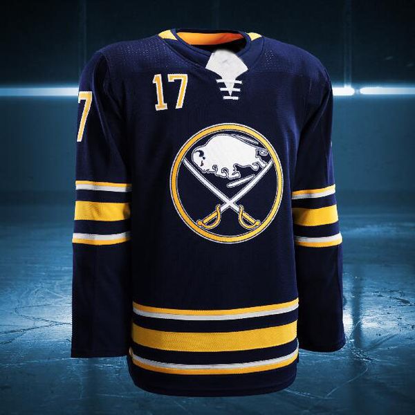 

2017-2018 Season Custom Buffalo Sabres Brian Gionta Kyle Okposo Brady Austin Justin Falk Taylor Fedun Josh Gorges Jake McCabe Nelson Jersey