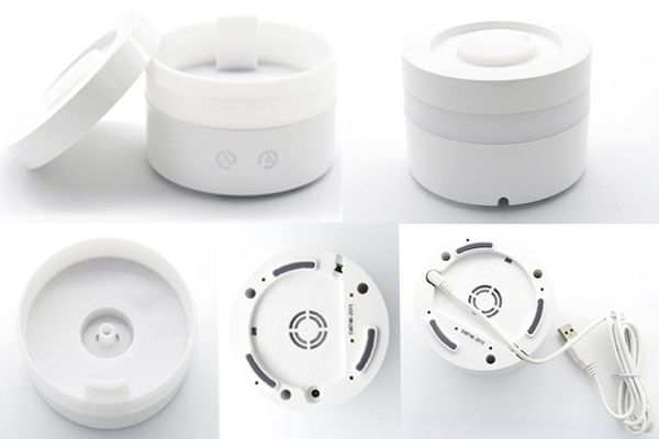 

100ml mini portable ultrasonic essential oil diffuser air freshener for home decoration st98-5a 24pcs