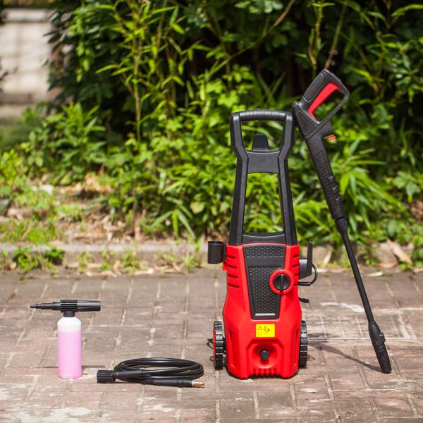 

wholesale- autocare high pressure cleaner car washer 1400w 70 bar 1015 psi spray gun detergent bottle turbo water hose self-washing machine