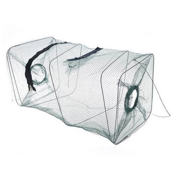 

foldable crab fish crawdad shrimp minnow fishing bait trap cast dip net cage