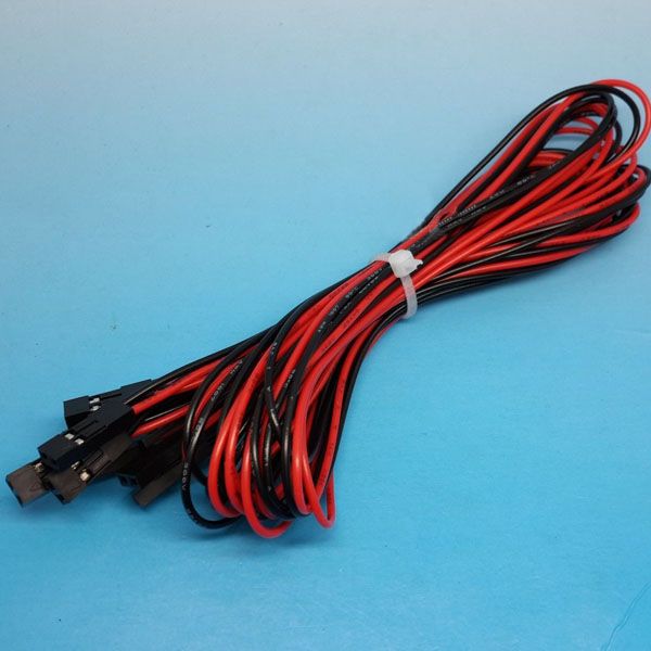 5 Stücke 70 cm 2/3 / 4Pin Kabel set Weiblich-weibliche Jumper Draht für Arduino 3D Drucker B00173 BARD