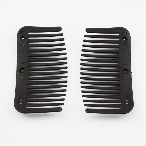 

Free shipping New fashion women's wooden style plastic 7 colors hair combs geometry headwear hair accessories, size M