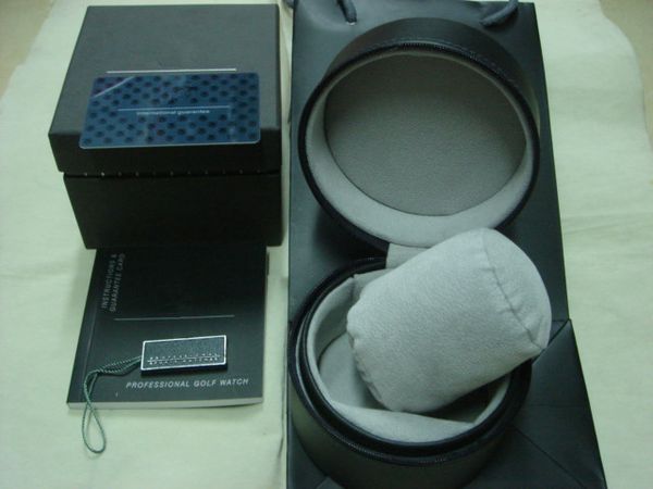 

sell watch box for male watch with booklet card tags, Black;blue