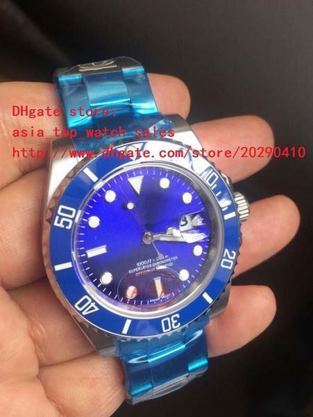 

luxury watches 40mm ceramic bezel 116610 116610ln 116610lv 116619 asia2813 movement automatic mens watch watches, Slivery;brown